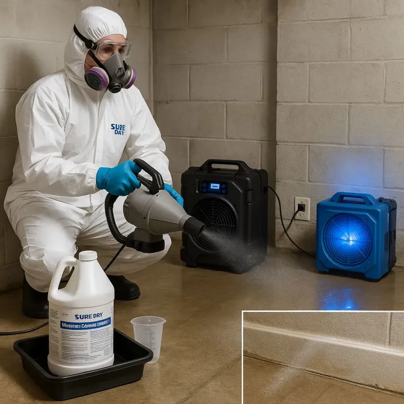 Sanitization and Odor Removal process in Hillside, NJ